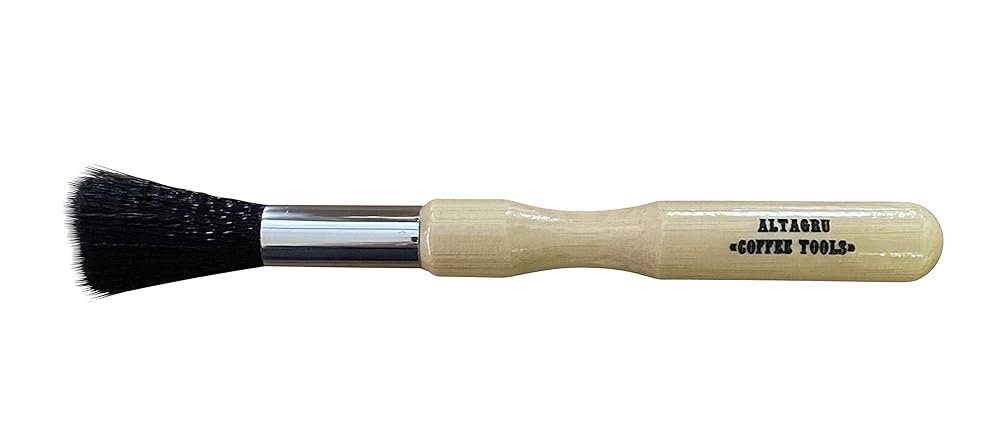 Bamboo-handled Mill Brush for Coffee Machines Bamboo-handled Mill Brush for Coffee Machines