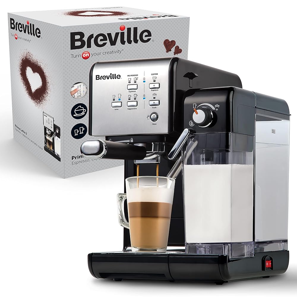 Breville Prima Latte II - Espresso ja Kahvinkeitin Breville Prima Latte II - Espresso ja Kahvinkeitin