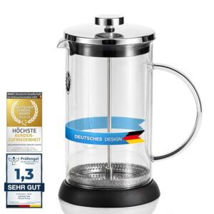 Coffee Fox 1L French Press - Kestävä