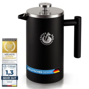 Coffee Fox Musta Ranskalainen Pressokannu