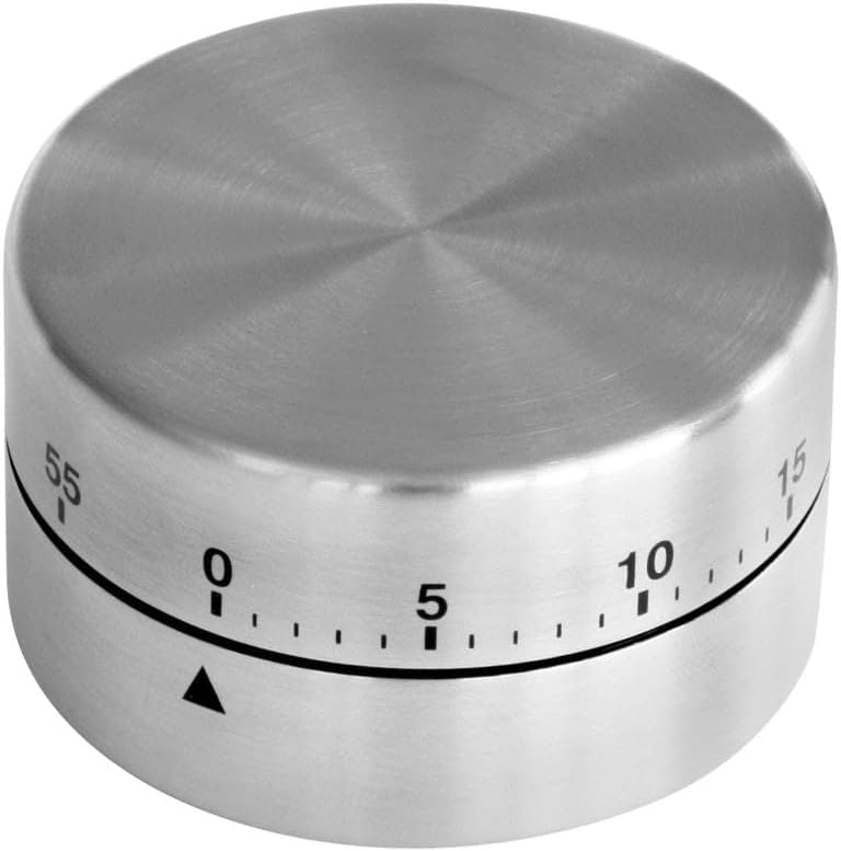 Fackelmann Cylindrical Timer, Ruostumatonta Terästä Fackelmann Cylindrical Timer, Ruostumatonta Terästä