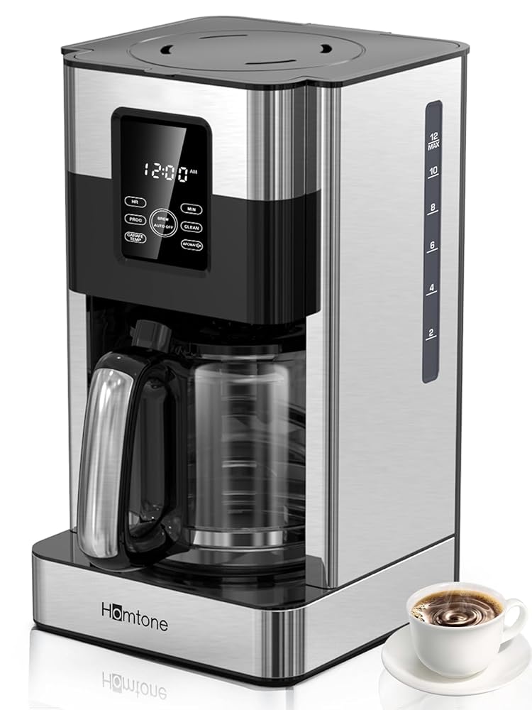 Homtone 1000 W Programmable Coffee Machine Homtone 1000 W Programmable Coffee Machine