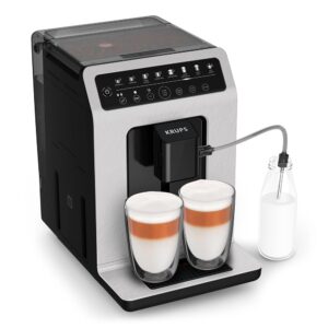 Krups Evidence ECOdesign EA897A10 Kahviautomaatti, Valkoinen/Savi
