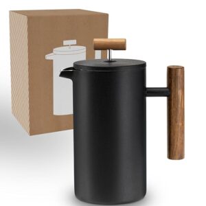 Lambda Coffee® teräksinen ranskalainen pressa