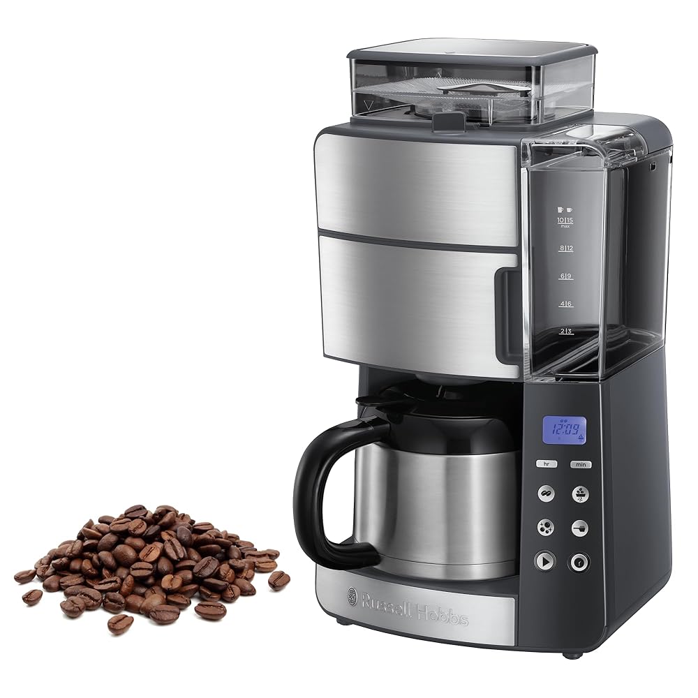Russell Hobbs Grind & Brew Kahvinkeitin 10 kuppia Russell Hobbs Grind & Brew Kahvinkeitin 10 kuppia