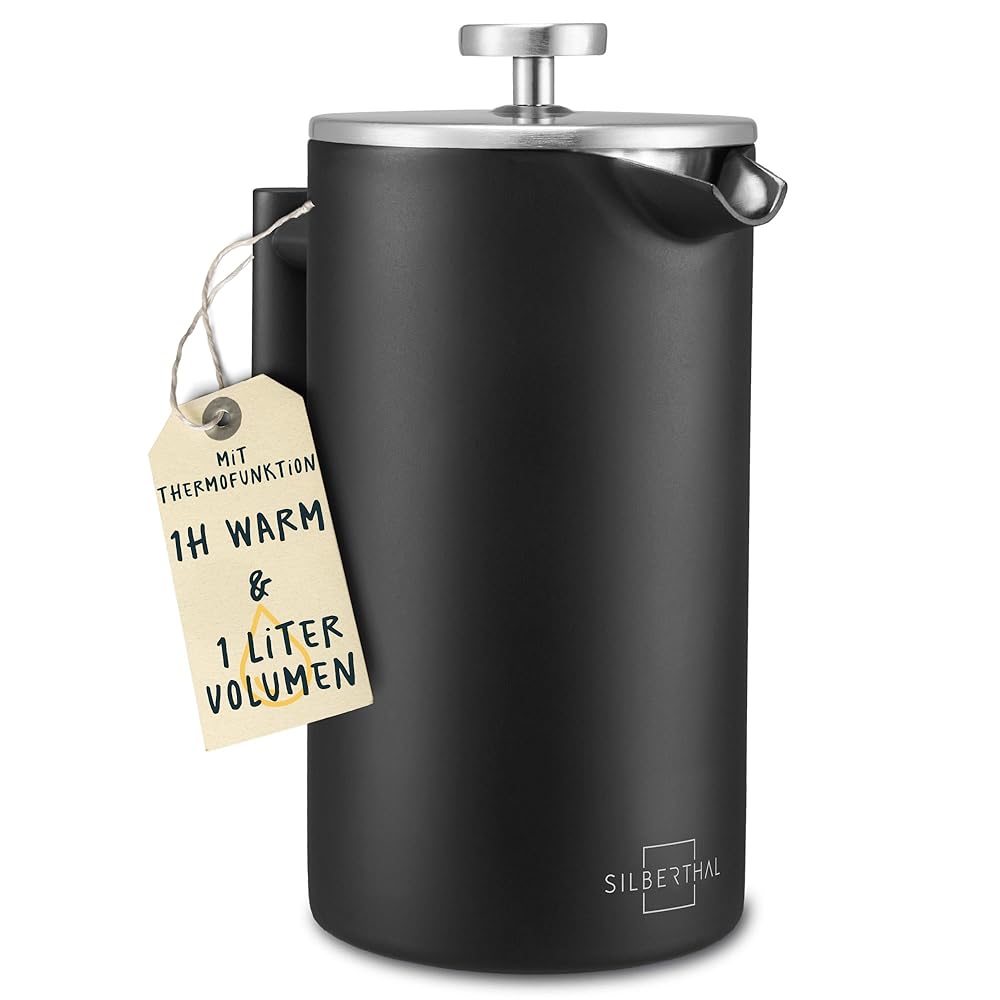 Silberthal 1 L French Press - Teräksinen kahvipannu Silberthal 1 L French Press - Teräksinen kahvipannu